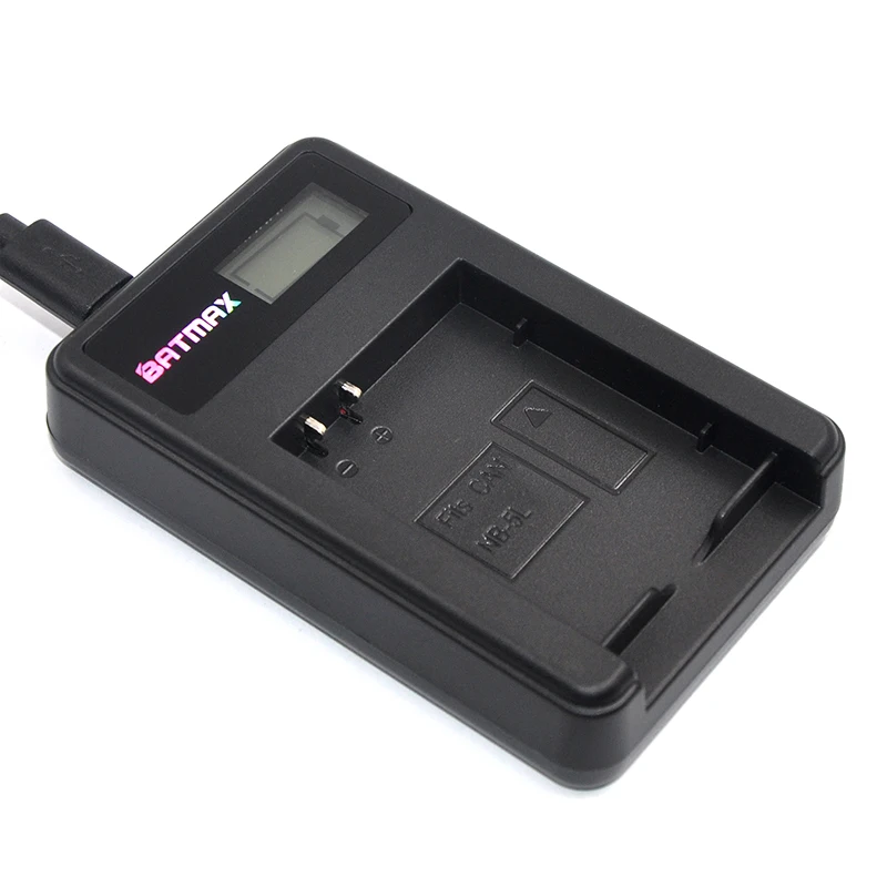 Зарядное устройство USB с ЖК-дисплеем для аккумулятора Canon NB 5L NB5L S110 SX200 SX210 SX220 SX230 IS