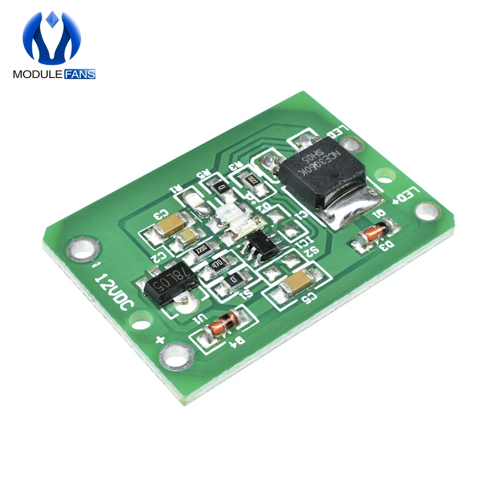 

12V Capacitive Touch Switch Sensor Module Push Button Touching Key Module Jog Latch With Relay DC 6-20V 3A