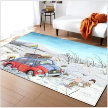 Коврик AOVOLL для гостиной, современный минималистичный ковер с рисунком, коврик для столовой, аксессуары для гостиной, стола, напольный коврик