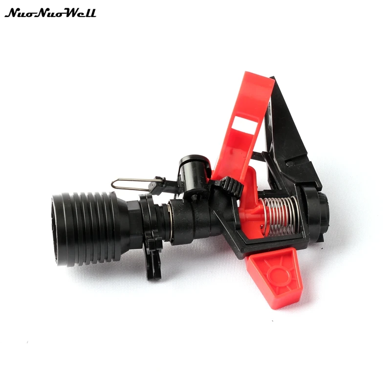 2pcs 3/4" Female Adjustable Impact Drive Sprinkler Nozzle Lawn Plants