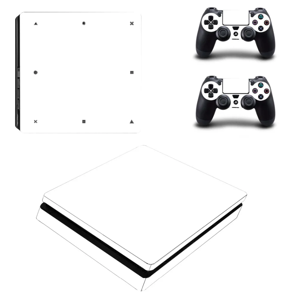 Однотонная одежда белого и черного цвета PS4 тонкий переводная картинка для Sony