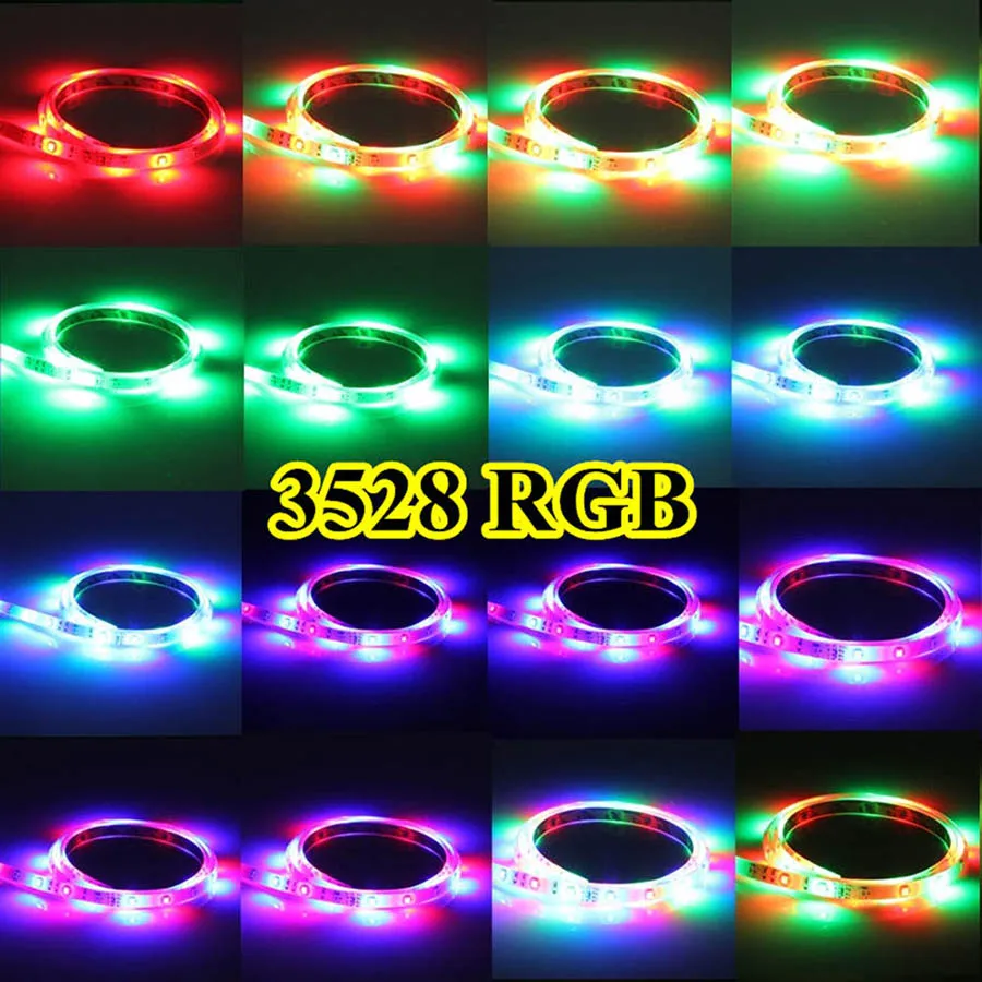 

5M SMD 2835 LED Strip Light DC 12V 60leds/m Flexible LED Ribbon Tape Light Warm White Red Green Blue RGB LED String Lights