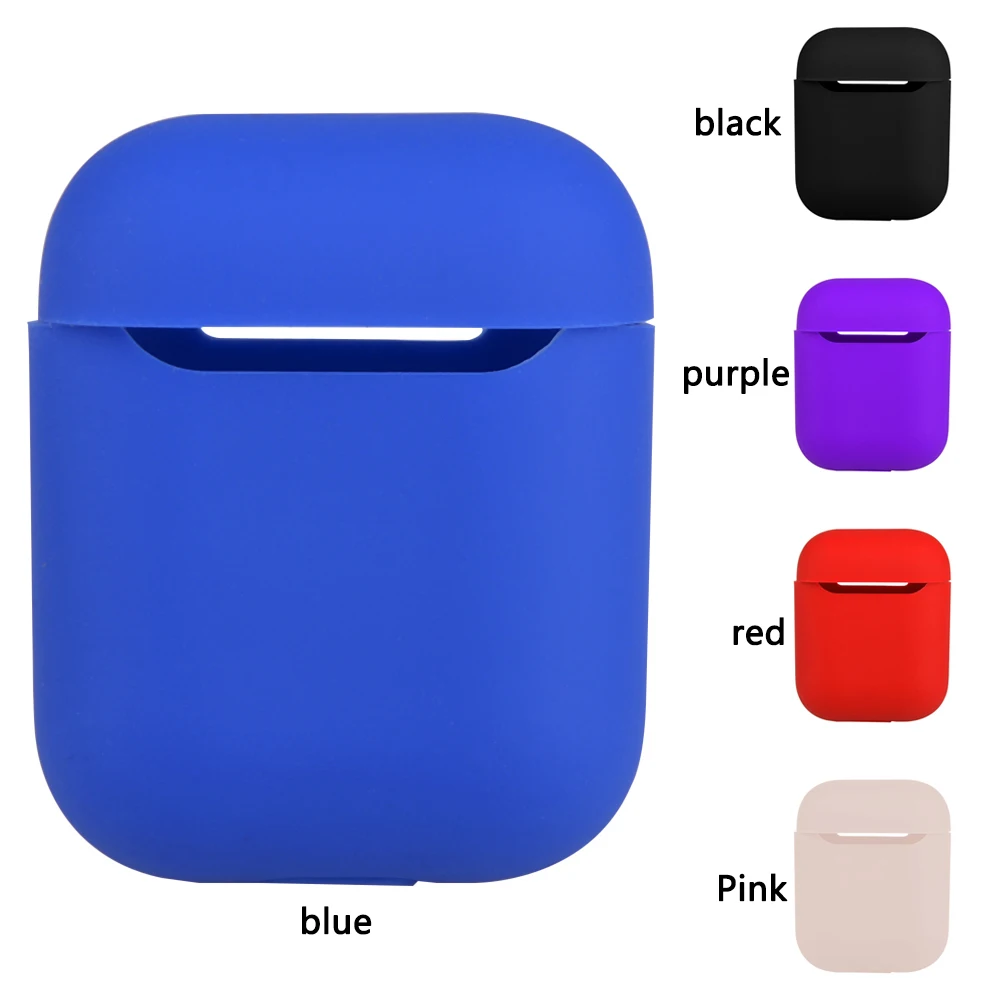 

Protective Cover Bluetooth Wireless Airphone Set Storage Box non-slip Silicone Sleeve Split Shell For Apple Airpods P15