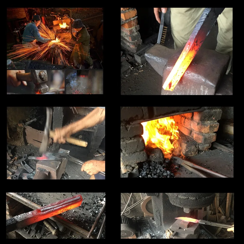  Handmade Chinese Chef Knife Clad Forged Steel Boning Slicing Butcher Kitchen Knives Made in China K - 32880426666