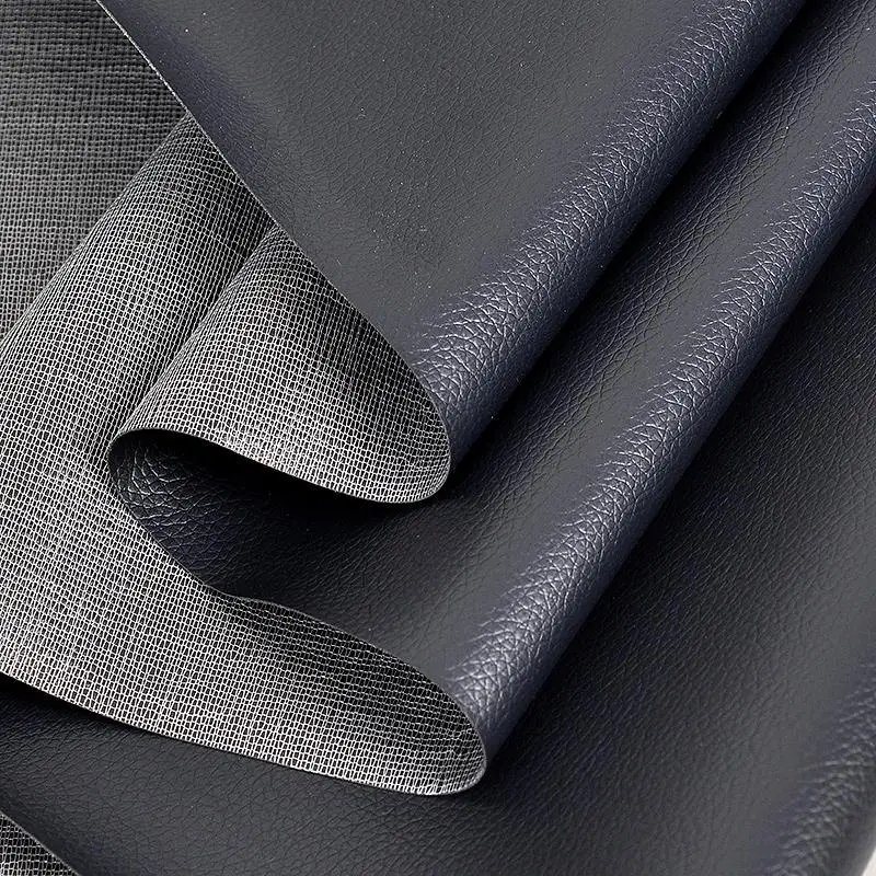 1 метр имитация ПВХ искусственная кожа ткань для стульев диван тонкая клеенка Мебель обивка Telas Pvc Automotiva эко кожа - Цвет: 3 navy