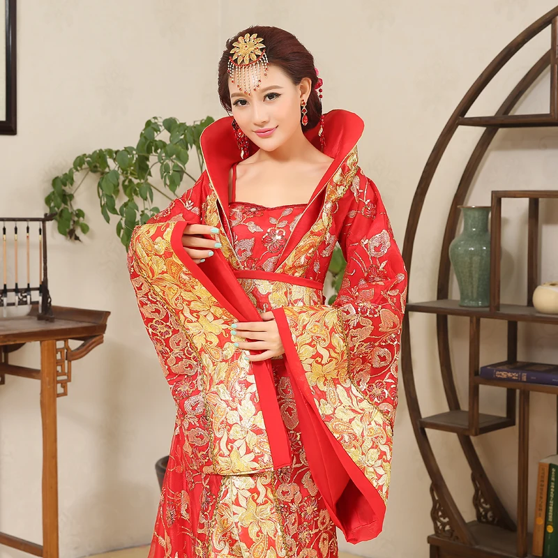 Роскошный китайский костюм феи с Луной, одежда династии Хань, принцесса, древний Королевский ханьфу, женский костюм «наложница императора», императрица, косплей