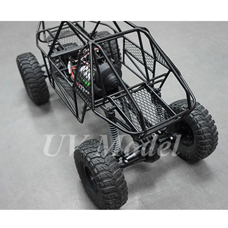 Весы Xtra speed V стальной каркас для каркаса, черное шасси для Axial SCX10 1/10 RC Рок-автомобиль, гусеничный альпинистский грузовик, запчасти