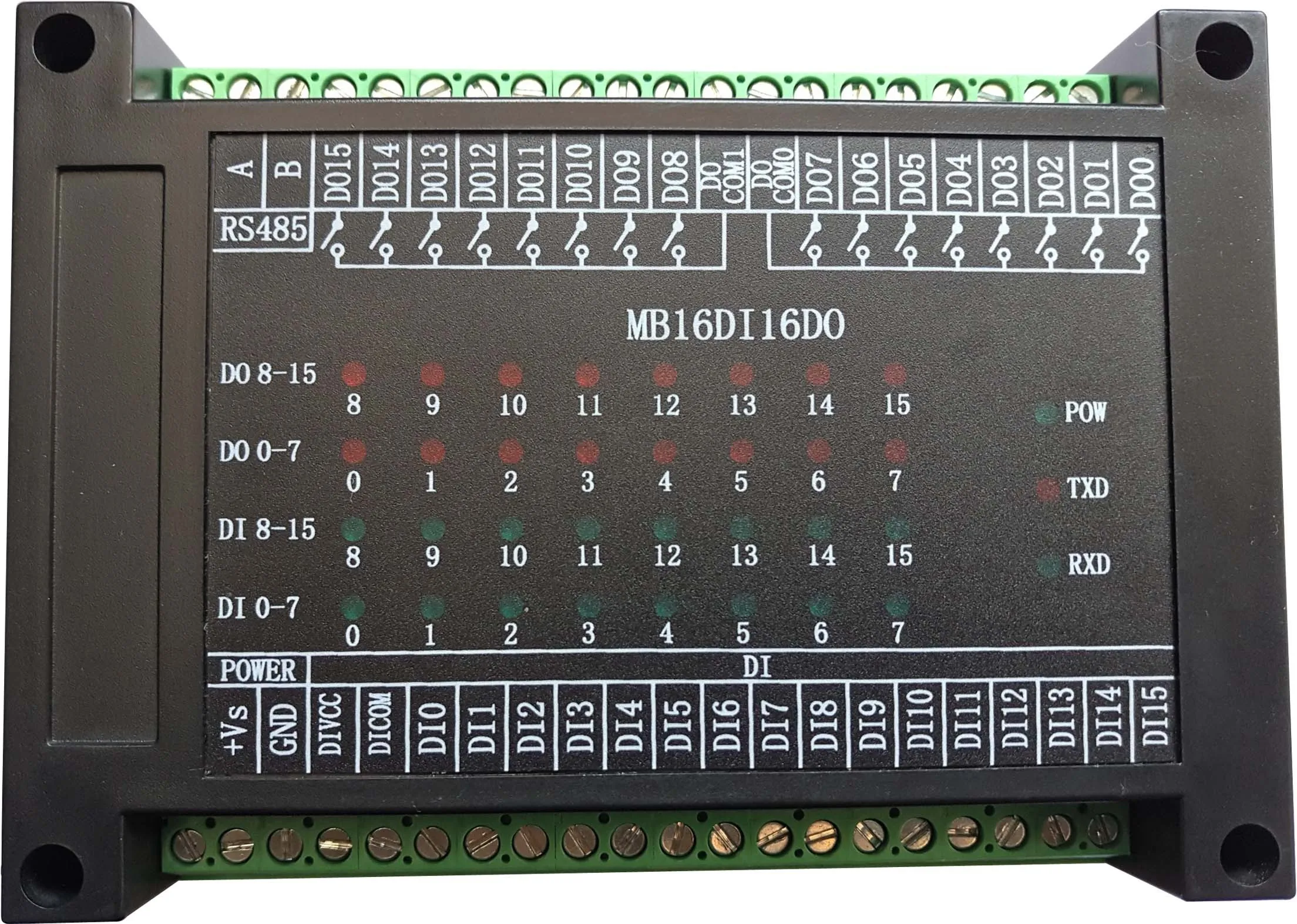 Переключатель ввода и вывода 16 способ открытия модуль релейного выхода RS485 MODBUS | Запчасти для кондиционера -32888385375
