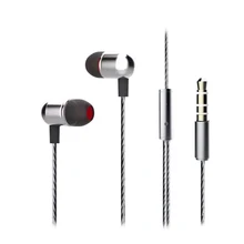 Earphone Headphone Earbuds Stereo With Microphone Wired Noise Canceling For iPhone For Samsung Galaxy Handsfree HS612N