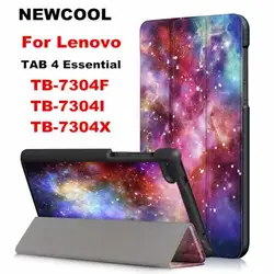 Краски чехол для Lenovo Tab 4 tb-7304f магнит откидная крышка для Lenovo tab4 Essential TB-7304 tb-7304i tb-7304x 7 "планшет чехол