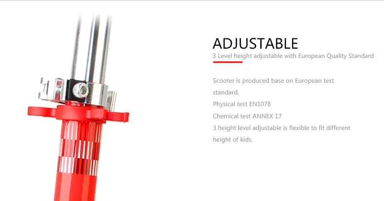 PVC wheels Adjustable Kick Scooter Portable Folding Outdoor Children fun playing Foot Kick Scooters (5)