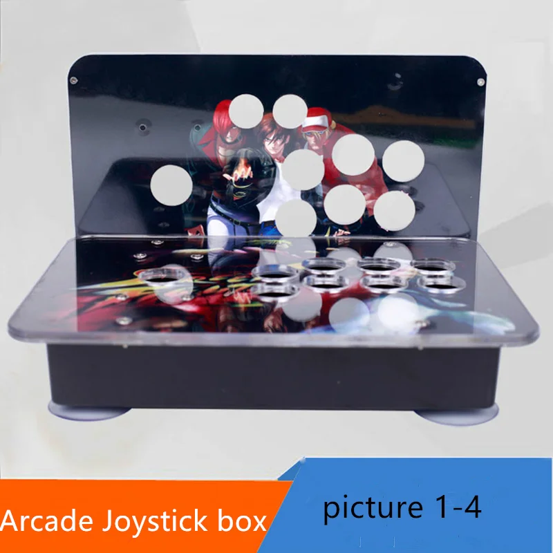 

Cdragon arcade joystick arlylic case 4 buttons 6 buttons to choose