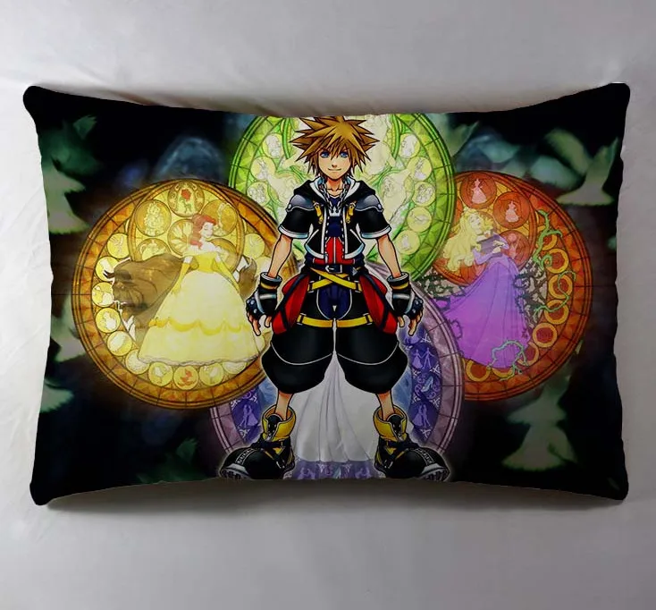Аниме Манга Kingdom Hearts 40* см 60 см наволочка сиденья постельные принадлежности подушки 001 - Цвет: Оранжевый