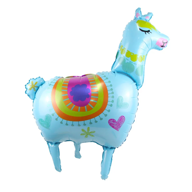 WEIGAO Cactus Theme Party Balloons Llama Animal Foil Balloons Kids Happy Birthday Toys Alpaca Cactus Balloons Inflatable Gifts