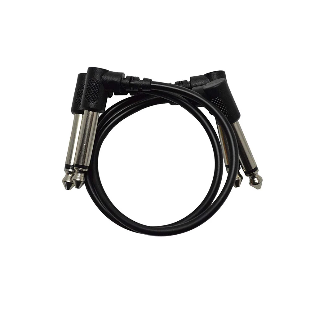 

Guitar Effect Pedal 23cm Cable Black 2pc