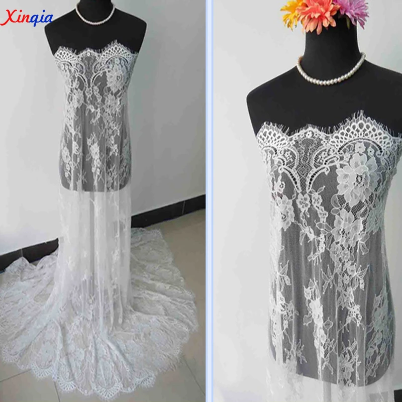 1.5 m * 3 M u003d 1 lote tela de nylon textura clara suave señoras