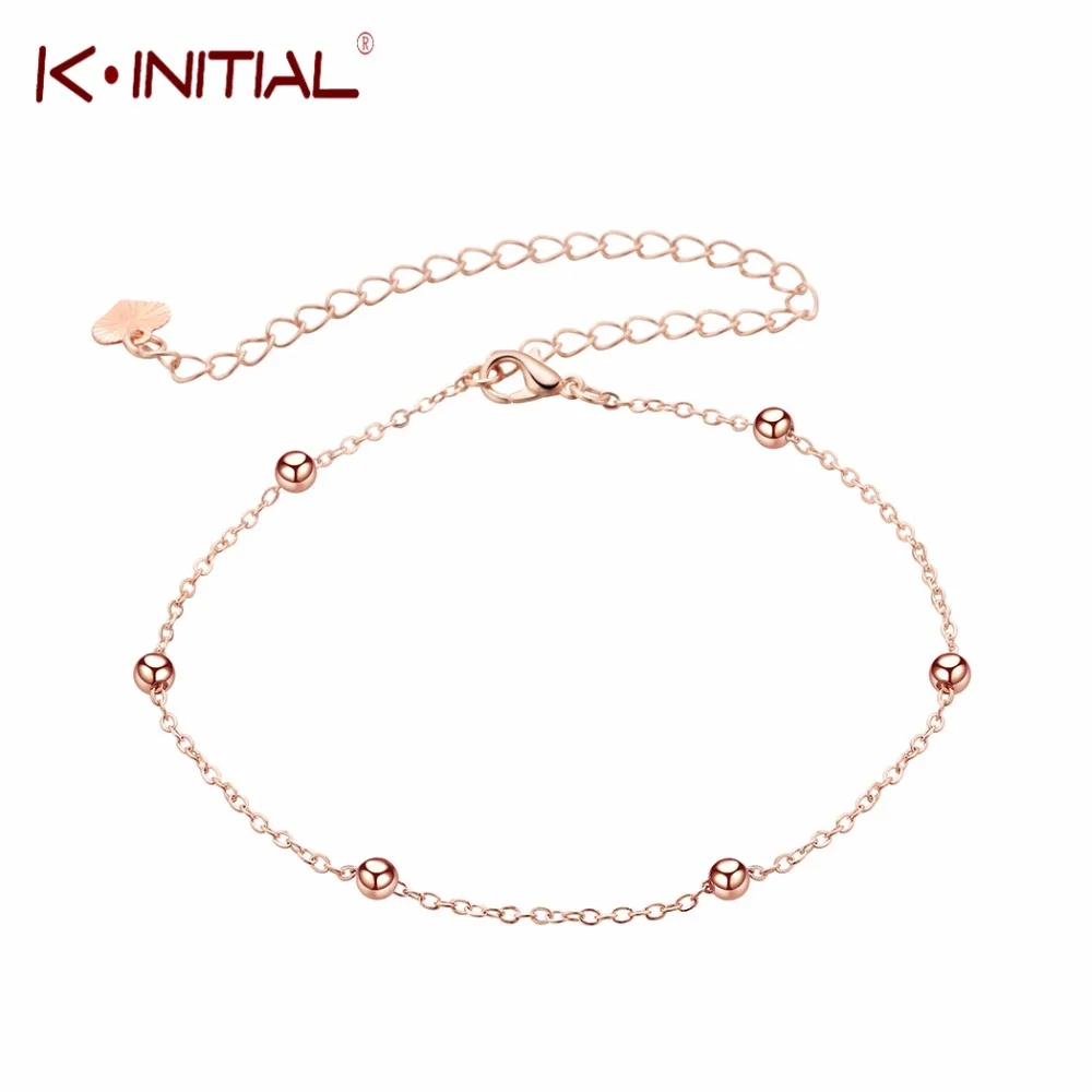 

Simple Charm Hand Cuff Pineapple Ball Foot Feet Ankle Chain Anklet Bracelet for Women Girl Rose Gold Fashion Leg Chain Jewelry