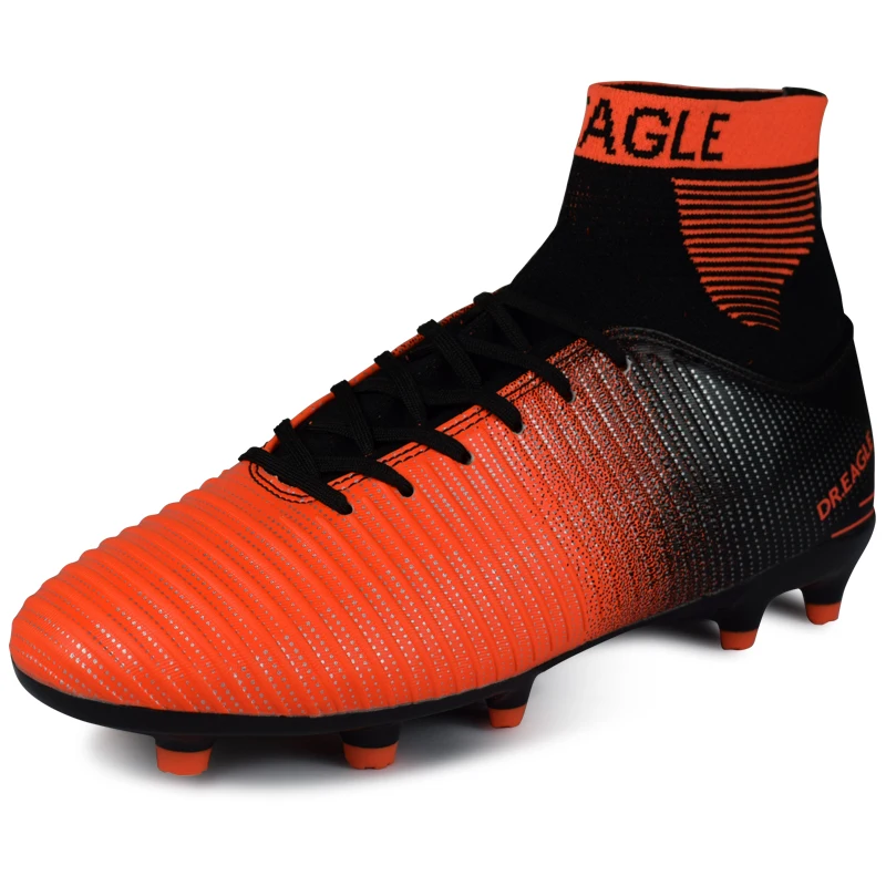 New Sport Football Training Shoes Mens Trainers Long Spikes Outdoor