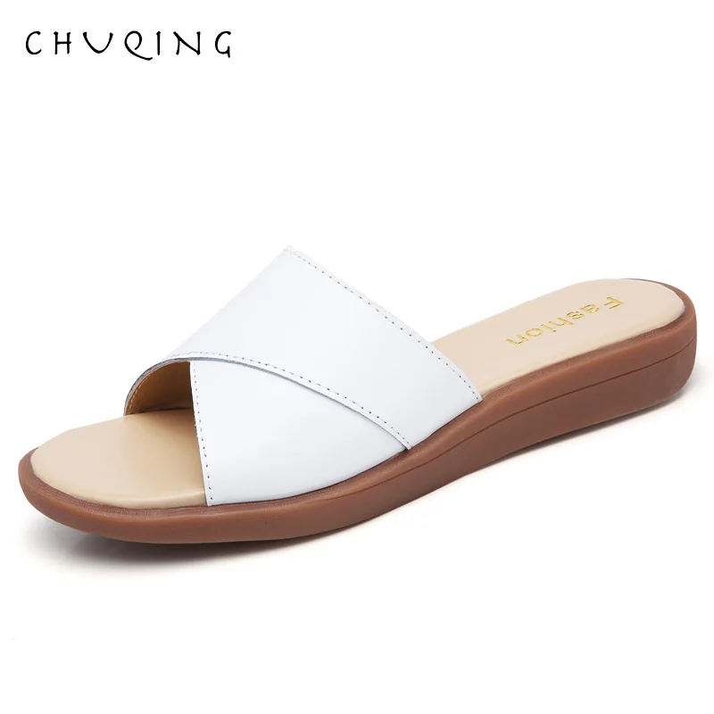 CHUQING/2019 г. Летняя обувь женские босоножки на платформе модные шлепанцы высоком