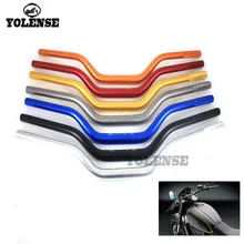 Универсальный для Yamaha Kawasaki KTM Honda Suzuki DUCATI Мотоцикл с ЧПУ Алюминий Сплав Ручка Бары 7/8 ''22 мм 72 см руль трубы
