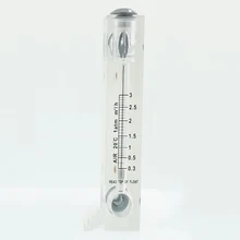 0,3-3 м3/ч 1/" с британской конической трубной наружной резьбой панель ПММА тип газа Поплавковый расходомер воздуха ротаметр расходомер без клапана управления