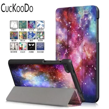 

CucKooDo Ultra Lightweight Slim Folding Stand Smart Cover Case with Auto Wake / Sleep For Lenovo Tab 7 Essential 7"(TB-7304F)