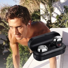 TWS Bluetooth наушники Hands Free стерео Беспроводная гарнитура с микрофоном зарядная коробка Спортивная музыка Вождение наушники для мобильного телефона