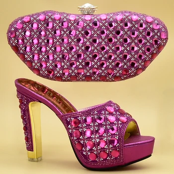 

Latest Nigerian Shoes and Matching Bags Sales In Women Matching Shoes and Bag Set Italian Shoes with Matching Bags for Parties