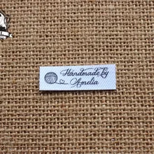 128 Заказные ярлыки/брендовые этикетки, бирки для одежды на заказ, этикетка с именем, этикетка для глажки(TB012