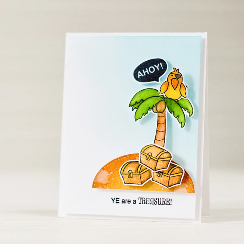 You're treasure pattern принты прозрачный силиконовый штамп/печать для DIY