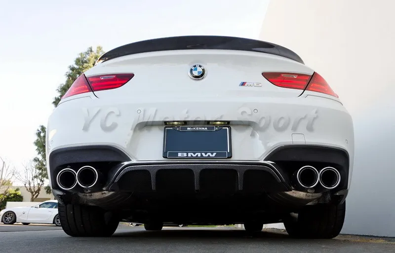 2012-2014 BMW 6 Series F06 F12 F13  M6 Arkym Style  Rear Lip with M Performance Style Diffuser CF (14)