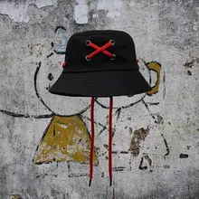 Корейский стиль простой стиль Открытый Пешие прогулки шляпа от солнца для взрослых Рыбацкая шляпа с модная лента аксессуары для одежды