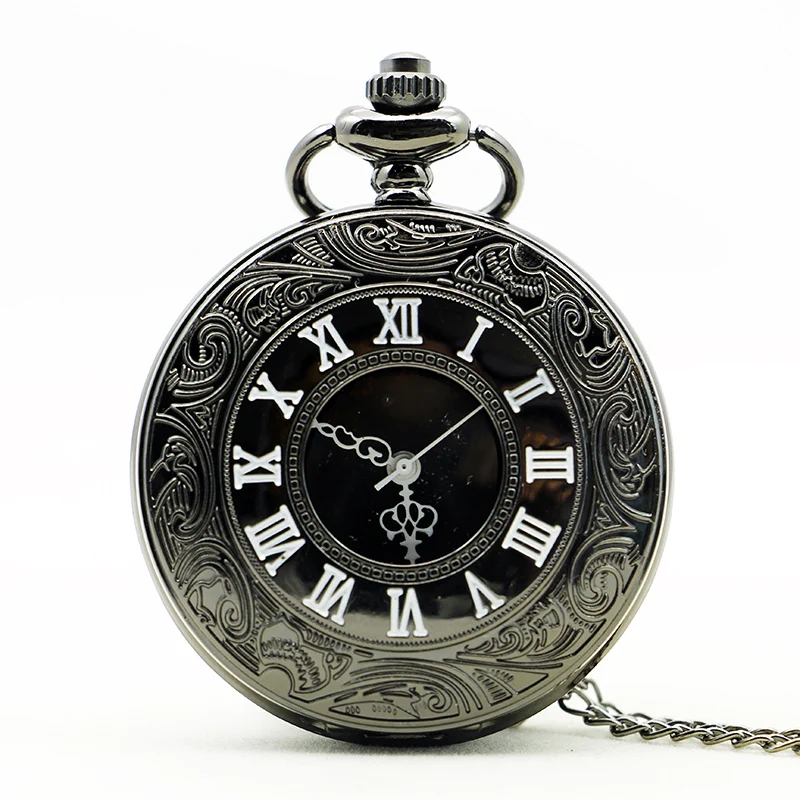 

Vintage 45mm Steampunk Roman Dual Display Antique Pocket Watch Quartz Watch Gifts Relogio De Bolsos