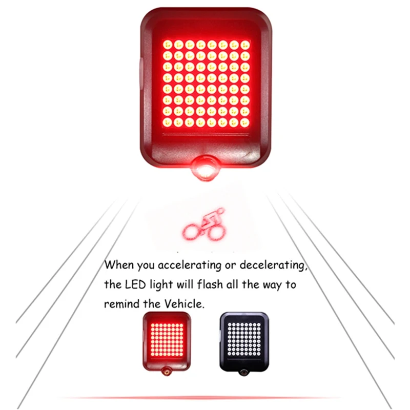 Best USB Charging Mountain Bike Taillight Intelligent Induction Warning Light Steering Brake Safety Warning Light safety 4 Best USB Charging Mountain Bike Taillight Intelligent Induction Warning Light Steering Brake Safety Warning Light safety 4