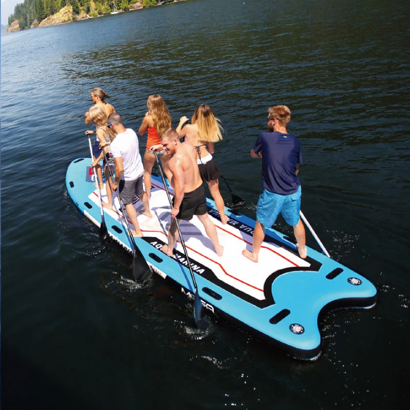 Доска для SUP серфинга AQUA MARINA MEGA доска мультиплеера Sup с плавниками 550*152*20 см|Серфинг| |
