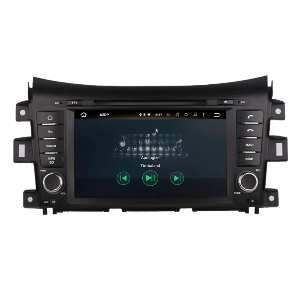 Best 4GB RAM Android 9.0 Octa Core Car PC GPS Radio Stereo with Bluetooth For Nissan Navara 2014-/Nissan NP300 Car Head Unit Wifi 2
