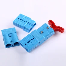 50 шт./лот 50A высокая сила тока разъем батареи с 6 8 12 awg медные клеммы для вилочного погрузчика укладчик электрический автомобиль