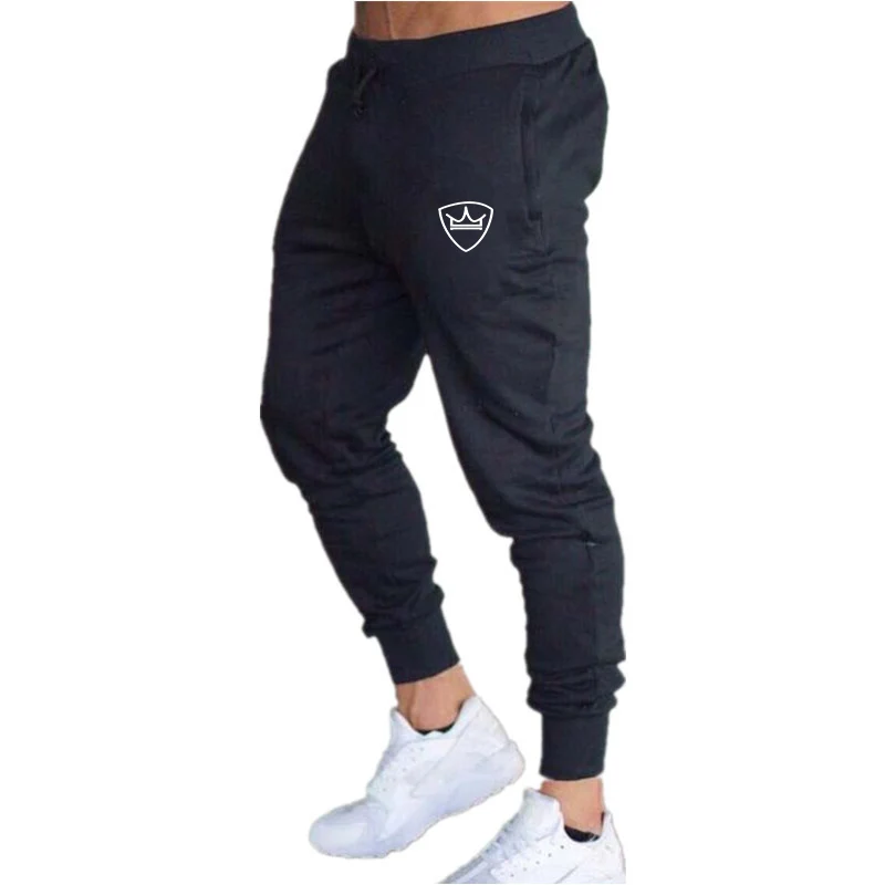 

2019 Mens Joggers Casual Pants Fitness Male Sportswear Tracksuit Bottoms Skinny Sweatpants Trousers Gyms Joggers Track Pants