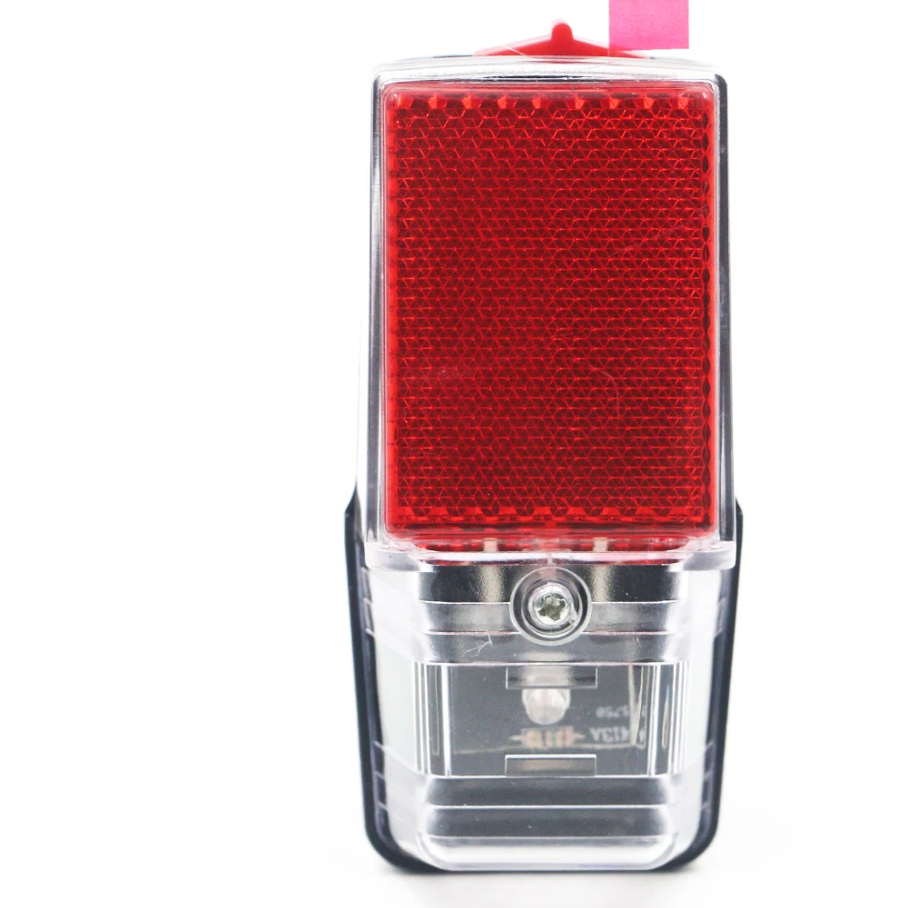 Discount Good Leds Battery Fender Bike Light Mount on the Mudguard Red Plastic Safe Warning Bicycle Taillight Bike Rear Light Flashlight 4