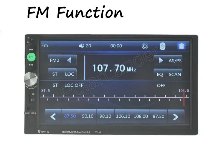 7 дюймов 2 Din автомобильный аудио MP5 радио-Кассетный проигрыватель Автоматическая сенсорная камера вход Авто ленты сенсорный экран автомобильный радиоприемник с Bluetooth