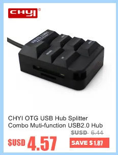 CHYI 4 в 1 OTG USB 2,0 считыватель смарт-карт SD устройство для чтения карт TF USB2.0 карта адаптер с разъемом Micro-USB Порты и разъёмы для смартфонов на платформе Android