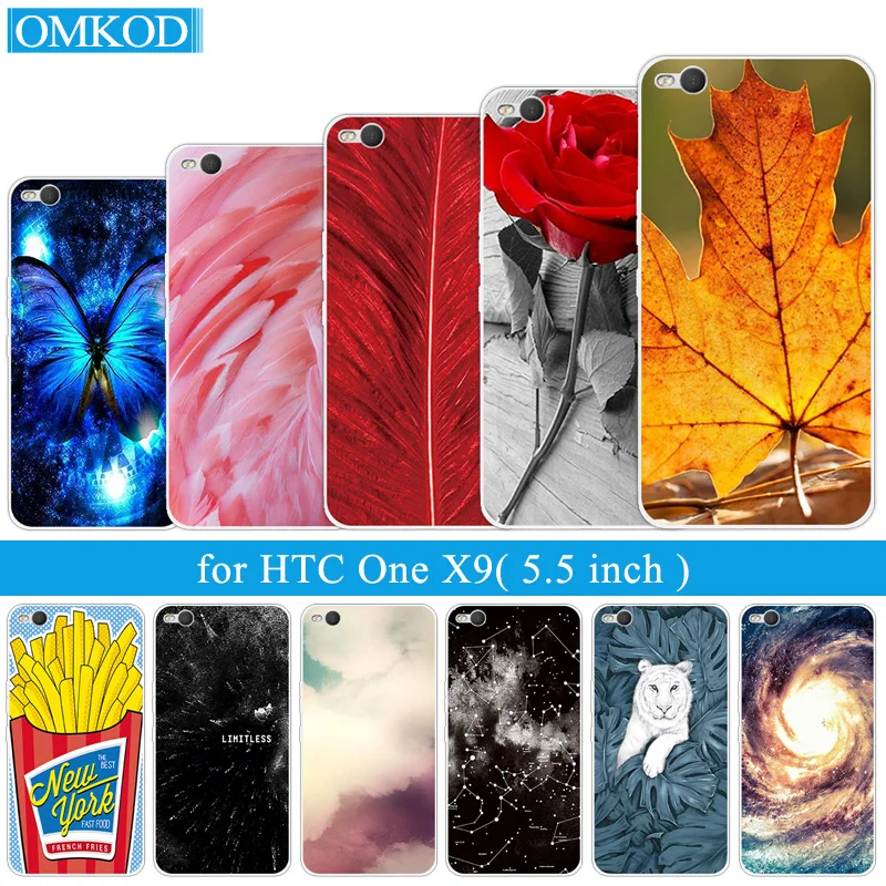 Мягкие силиконовые чехлы для HTC One X9 X 9 Fundas прозрачный ТПУ чехол Ультратонкий
