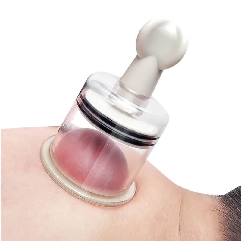 Rotating Handle Vacuum Body Muscle Massage Cans Suction Enhancer Anti Cellulite Acupuncture Vacuum Cupping Cups Nipple Enlarger 2