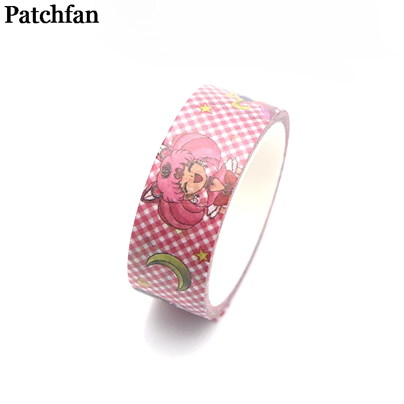 Patchfan с рисунком из аниме Сейлор Мун лента Washi Бумага DIY планировщик клейкой ленты