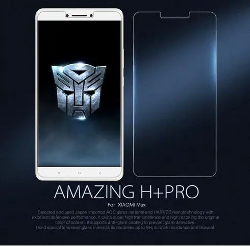 Xiao mi Макс закаленное Стекло фильм удивительные H + PRO 2.5D круглый край 0 2 мм Экран