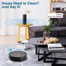 Robotic Vacuum Cleaner, Alexa Control, Wet & Dry Moping Auto Self Charging