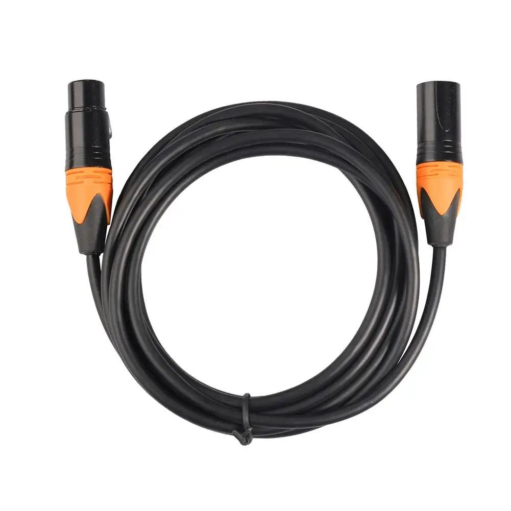10 м 5 3 XLR кабель Мужской к женскому караоке микрофонный провод и аудио удлинитель