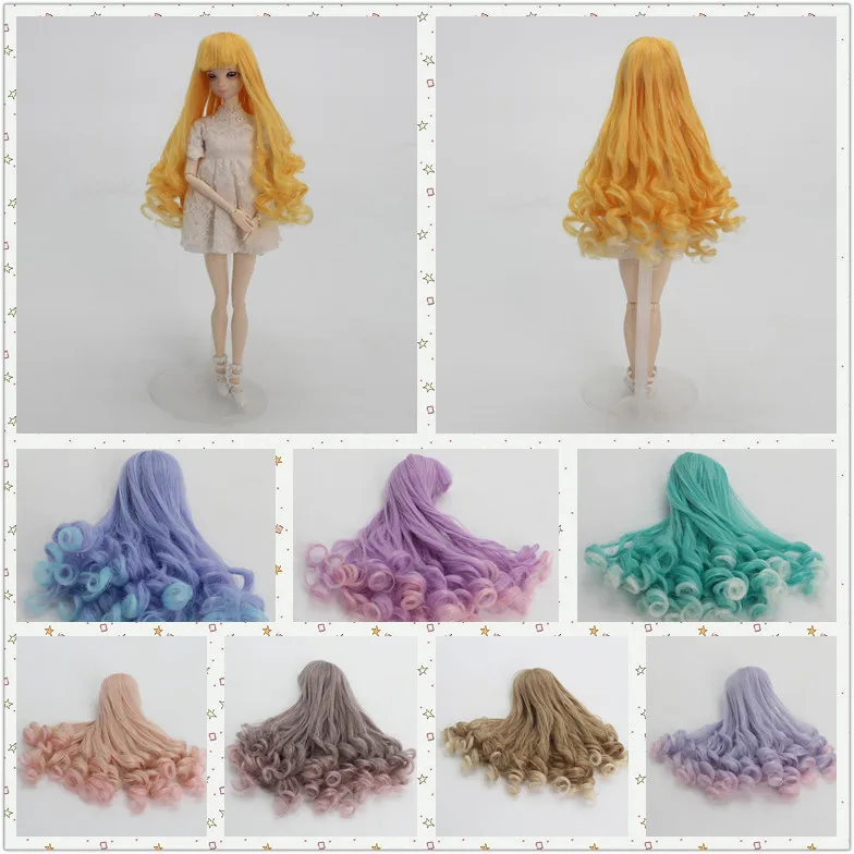 crochet curly doll hair