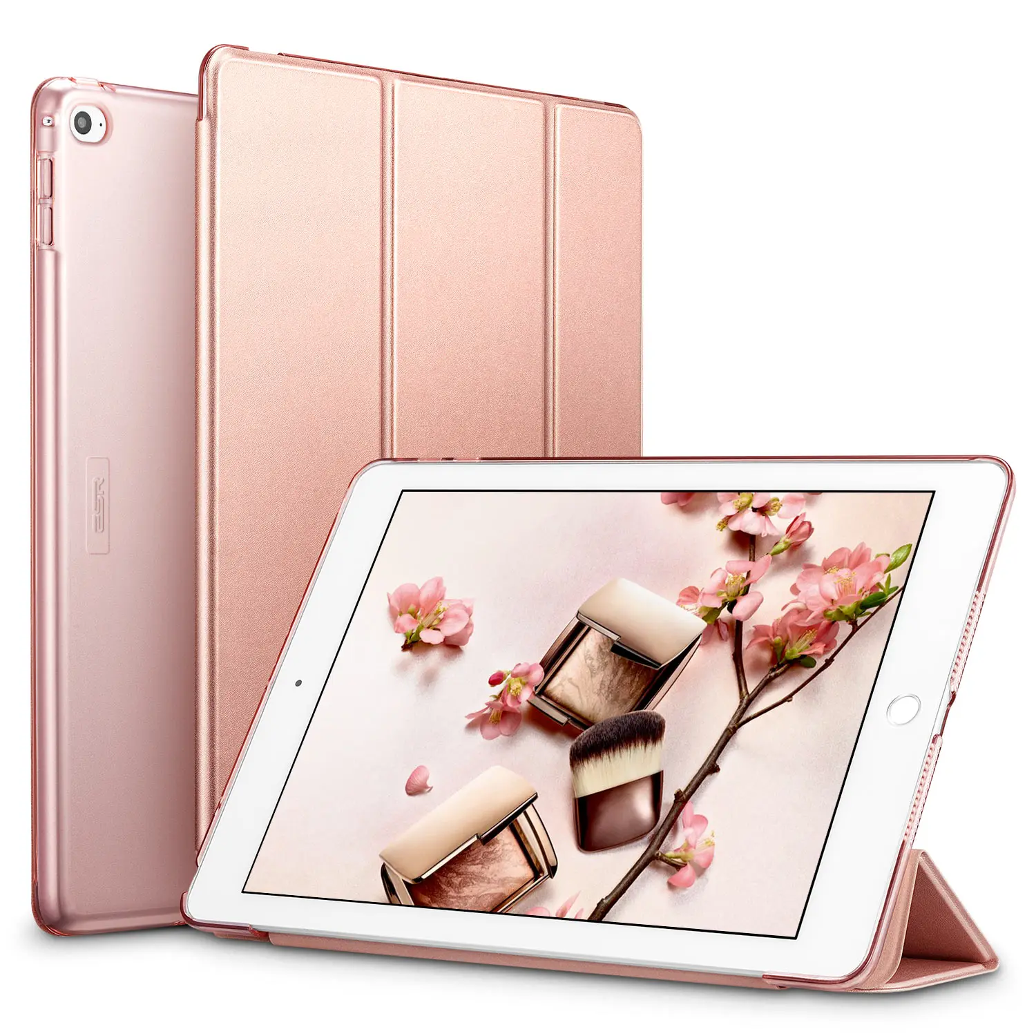 Чехол ESR для iPad Air2 Air1, жесткая задняя крышка, ультра тонкий, из искусственной кожи, умный чехол для Apple iPad Air2, многоразовая Подставка для iPad Air1