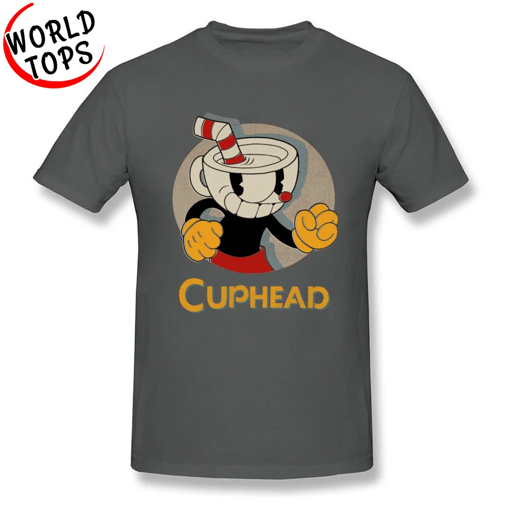 Summer Cuphead Fists Young T-shirts Coupons Summer/Autumn Short Sleeve Round Neck 100% Cotton Fabric Tops Tees Tops Shirts Cuphead Fists carbon